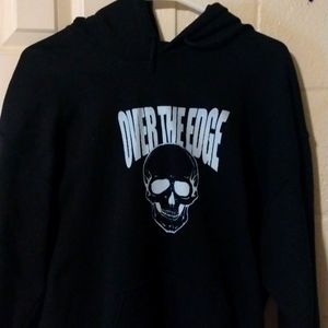 Over the edge black hoodie